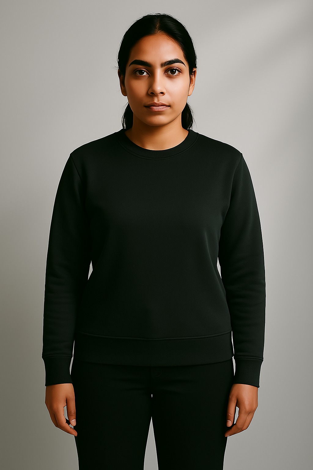 Women’s Heavy PC Fleece Sweatshirt – 330 GSM Soft & Stylish | All Colors Available