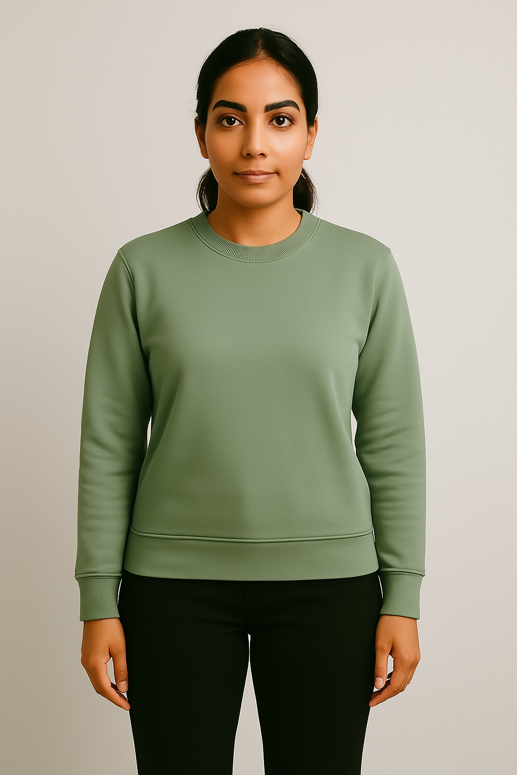 Women’s PC Fleece Sweatshirt – Soft, Lightweight & Warm | All Colors Available