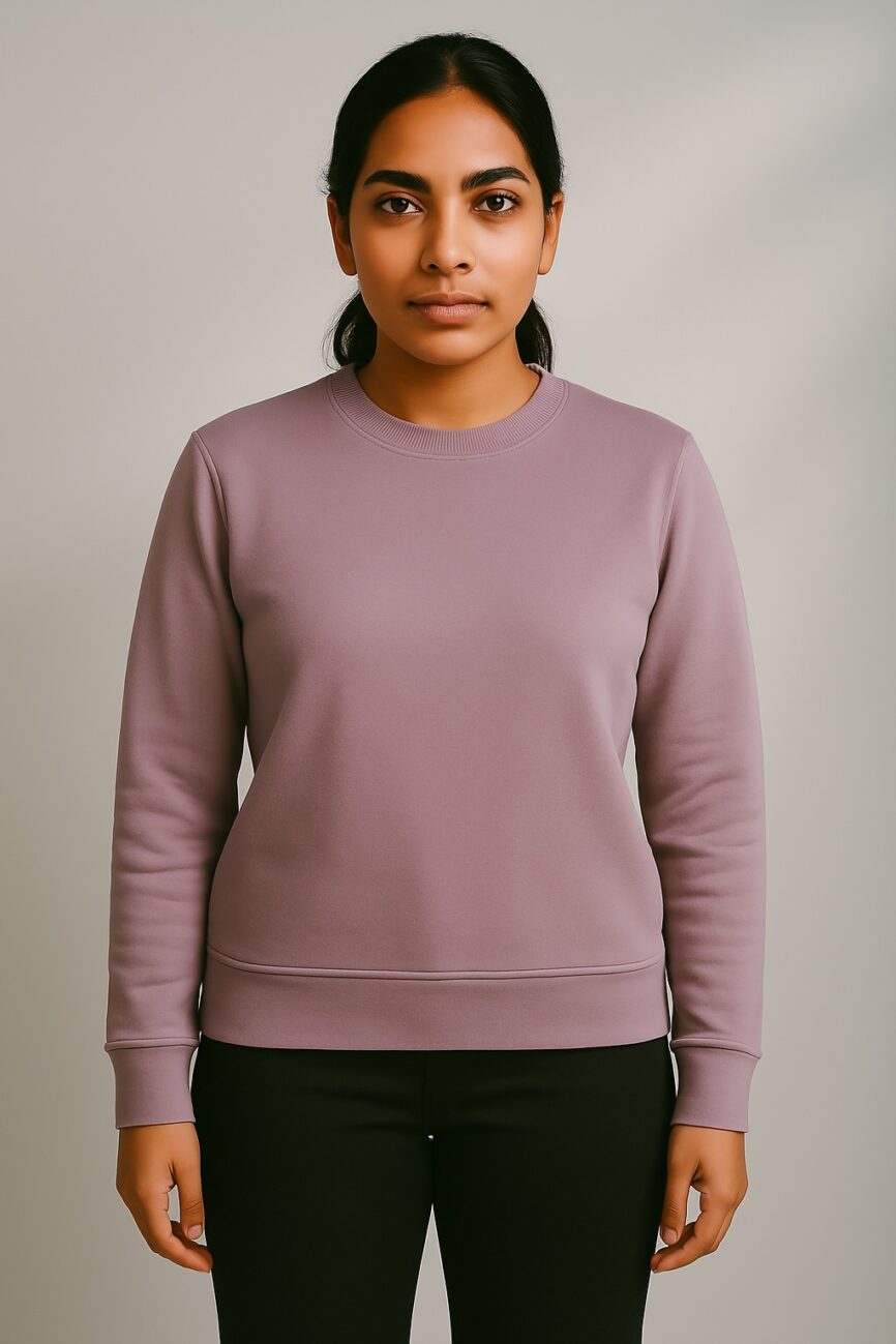 Women’s Spun Fleece Sweatshirt – Lightweight Warmth & Soft Comfort | All Colors Available