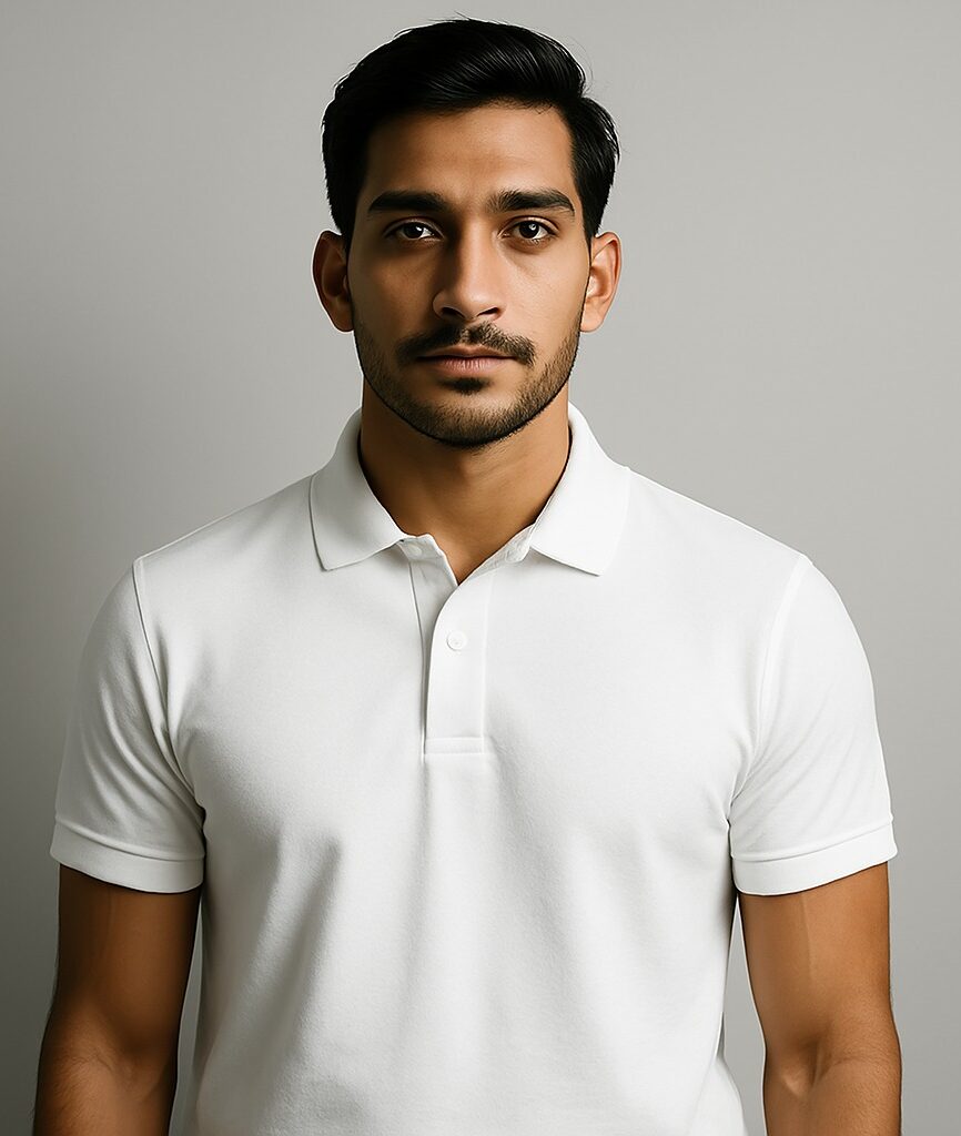 Men’s Cotton Polo T-Shirt – Premium Cotton Matty Fabric | 200-220 GSM | All Colors Available