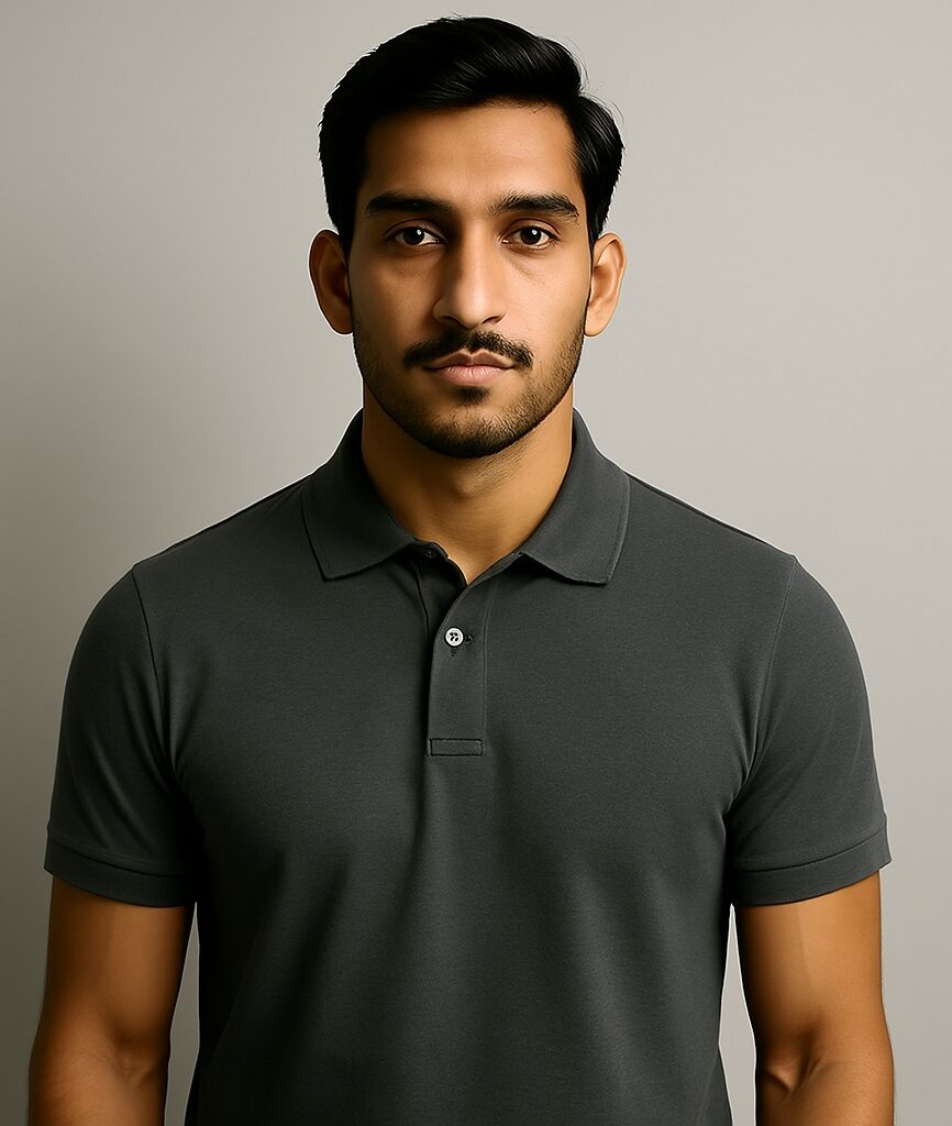 Men’s Heavyweight Cotton Polo T-Shirt – Premium Matty Fabric | 240-260 GSM | All Colors Available