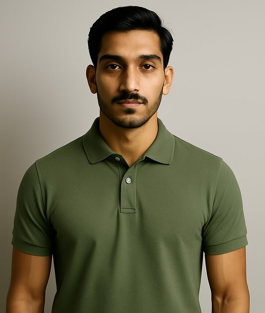 Men’s Pure Cotton Polo T-Shirt – Breathable Comfort | 200–220 GSM | Available in All Colors
