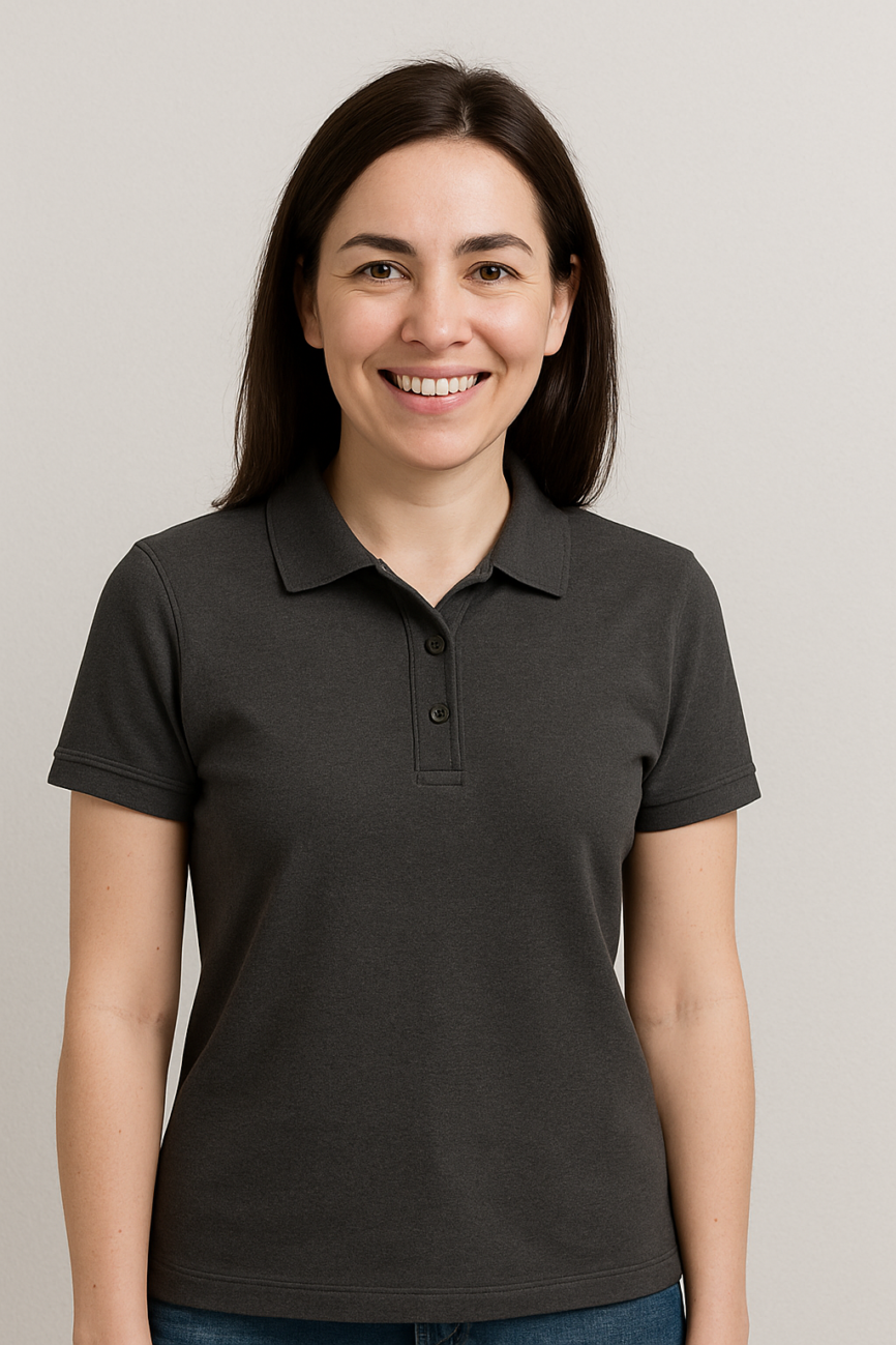 Women’s Pure Cotton Polo T-Shirt – 200-220 GSM | Soft, Breathable & All Colors Available
