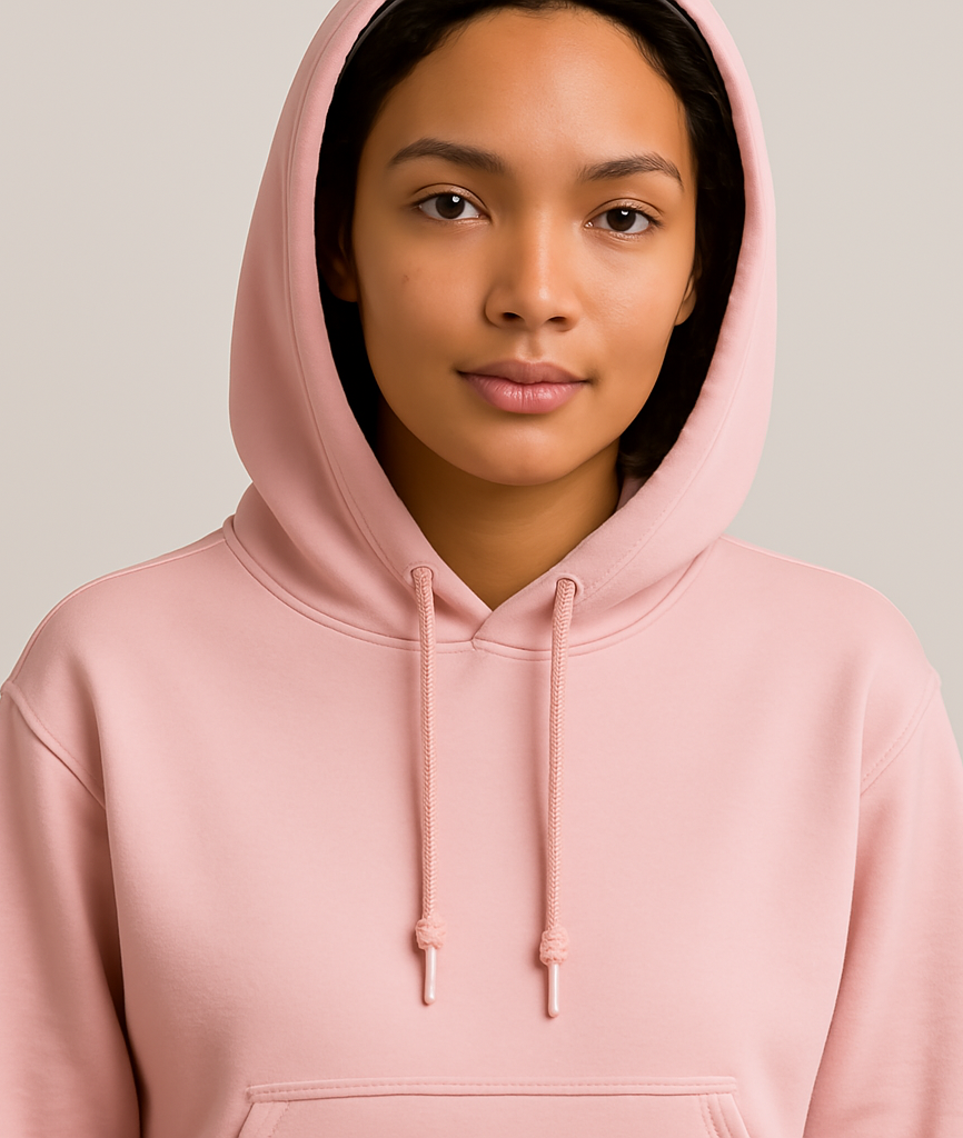 Women’s Cotton Spun Fleece Hoodie – Soft & Lightweight | 280 GSM | All Colors Available