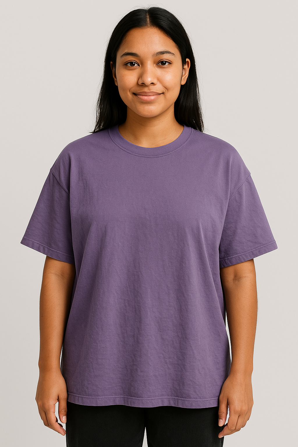 Women’s Oversized Cotton Shinker T-Shirt – Ultra Soft, Relaxed Fit | All Colors Available